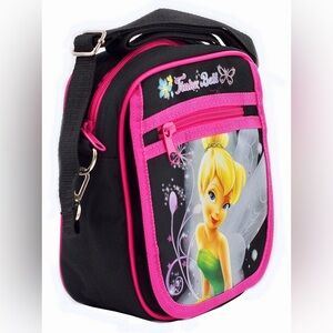 Disney Tinkerbell Crossbody Black Bag
